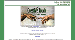 Desktop Screenshot of creativetouchhairsalon.com