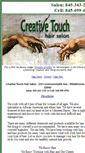 Mobile Screenshot of creativetouchhairsalon.com